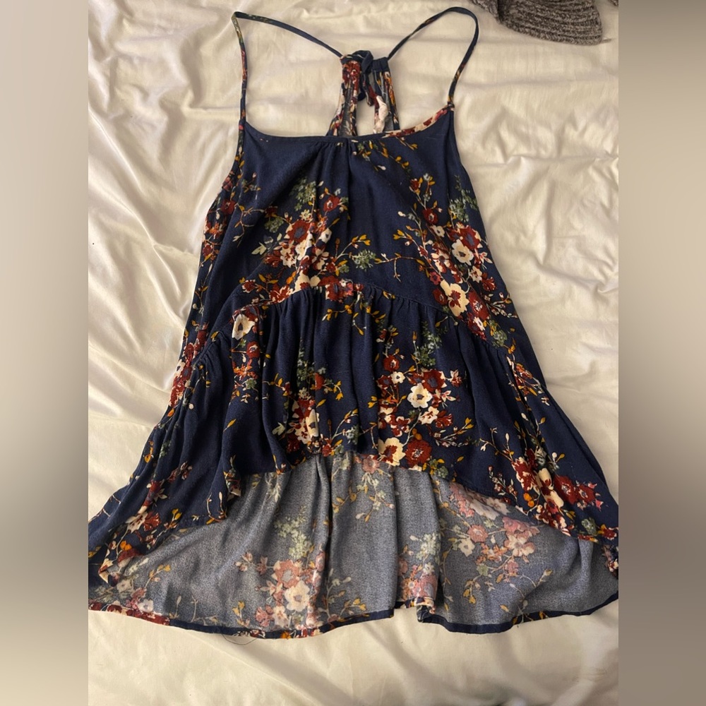 Lovestitch Blue Floral Tank Top
